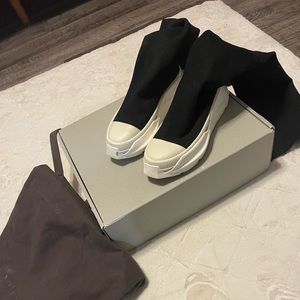 RICK OWENS abstract stockings